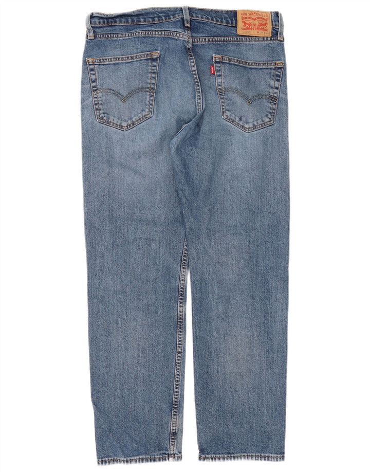 Levi's Hombre 505 Vaqueros Rectos Regulares W34 L30 Algodón Azul