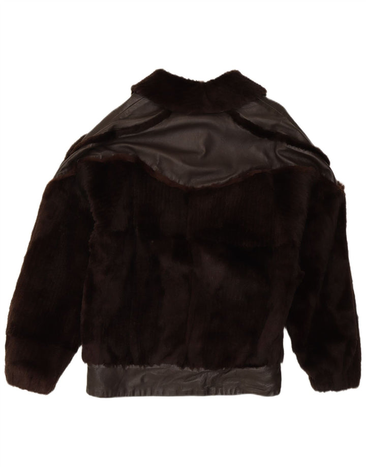 Chaqueta de piel para mujer Elios IT 44 Cuero marrón medio