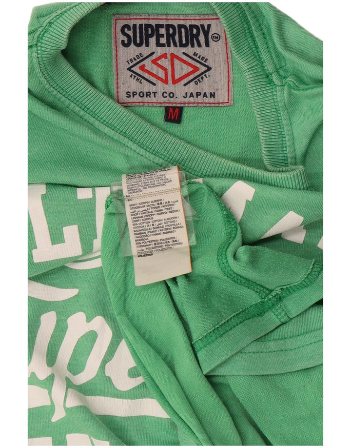 Superdry Camiseta Gráfica De Algodón Verde Medio Para Hombre