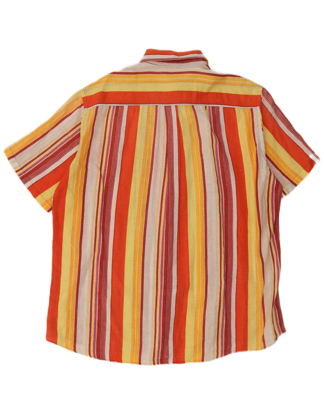 TILMAS Camisa Manga Corta Hombre Grande Rayas Multicolor