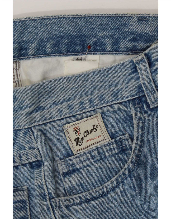 CLARK Vaqueros cónicos para mujer IT 44 Mediano W27 L31 Algodón azul