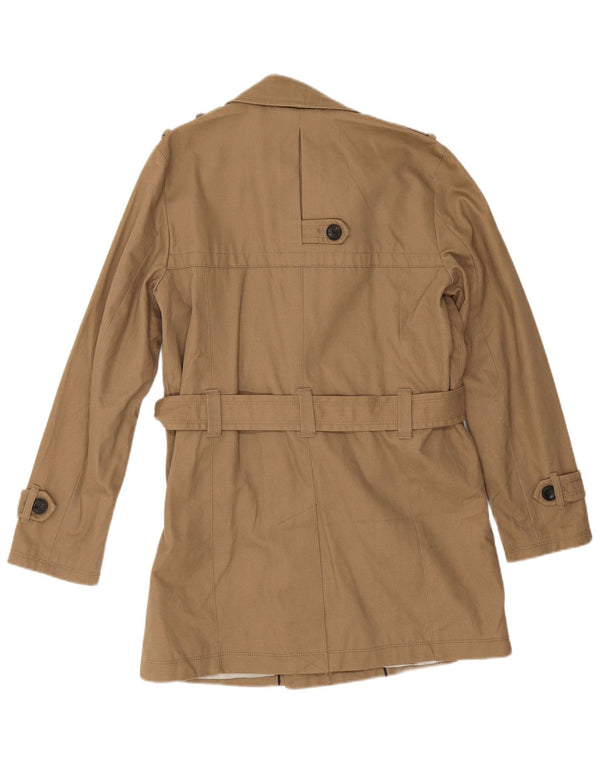 Zara Gabardina para hombre UK 36 Small Marrón Algodón