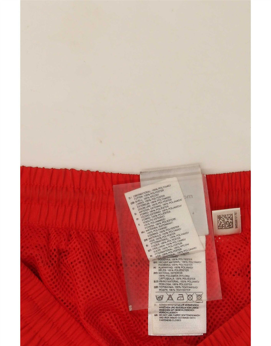 Adidas Bermudas Cargo para hombre, pantalones cortos deportivos, talla grande, nailon rojo