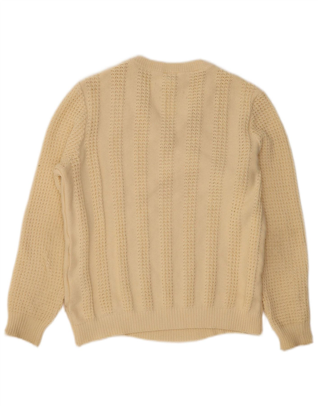 Mona - Jersey con cuello en V para mujer, talla 40, algodón beige medio