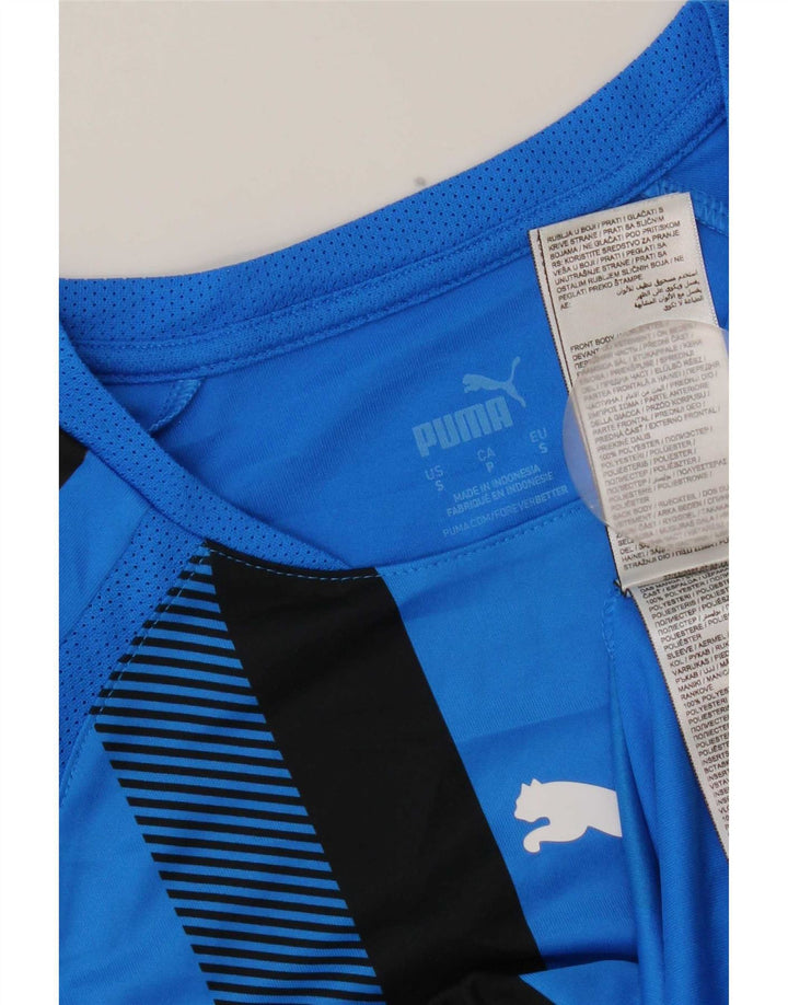 Camiseta Puma Hombre Top Small Azul Rayas Poliéster