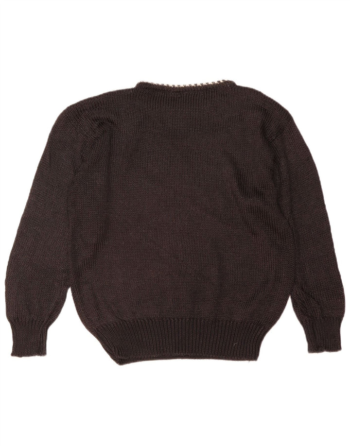 Toplike Jersey con Cuello Barco para Mujer IT 42 Marrón Medio