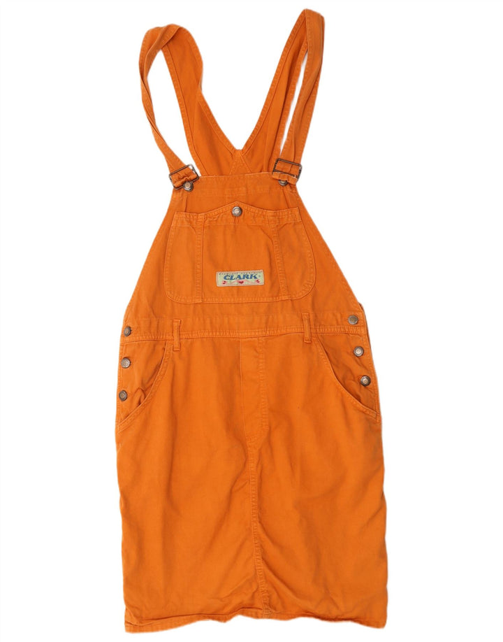 CLARK Vestido Dungaree para Mujer UK 40 Algodón Naranja Mediano