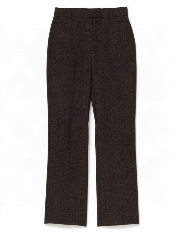 Stefanel Womens High Waist Straight Suit Trousers EU 42 Large W28 L31 Grey