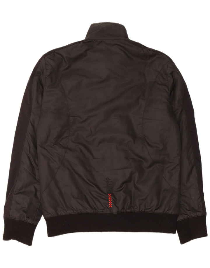 DATCH Chaqueta Bomber para Hombre UK 40 Grande Poliéster Negro