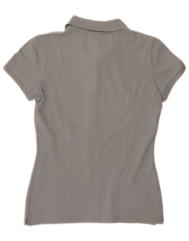 Polo Lacoste Mujer Talla 36 Pequeño Algodón Gris