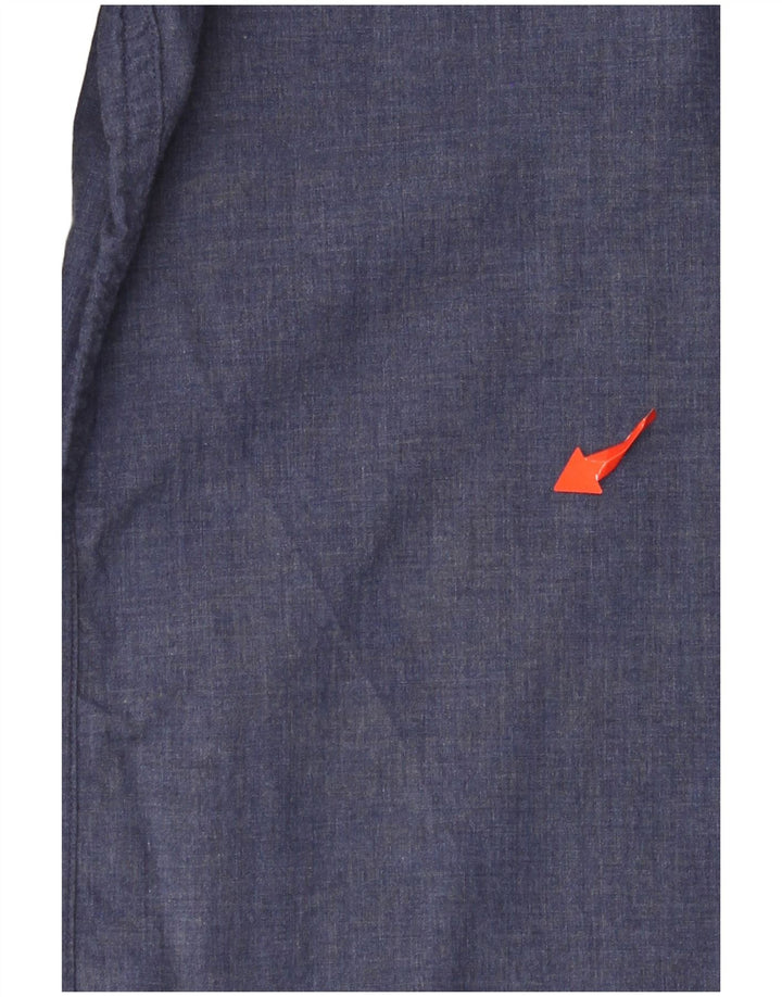 J. CREW Camisa Hombre XL Algodón Azul