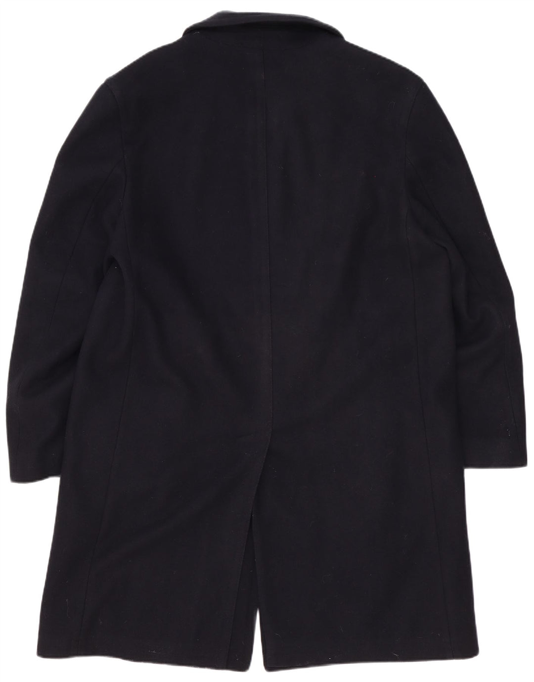 Abrigo Lord para hombre UK 40 Grande Lana virgen azul marino