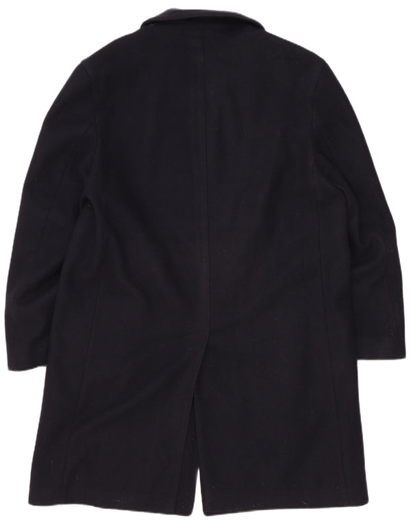 Abrigo Lord para hombre UK 40 Grande Lana virgen azul marino