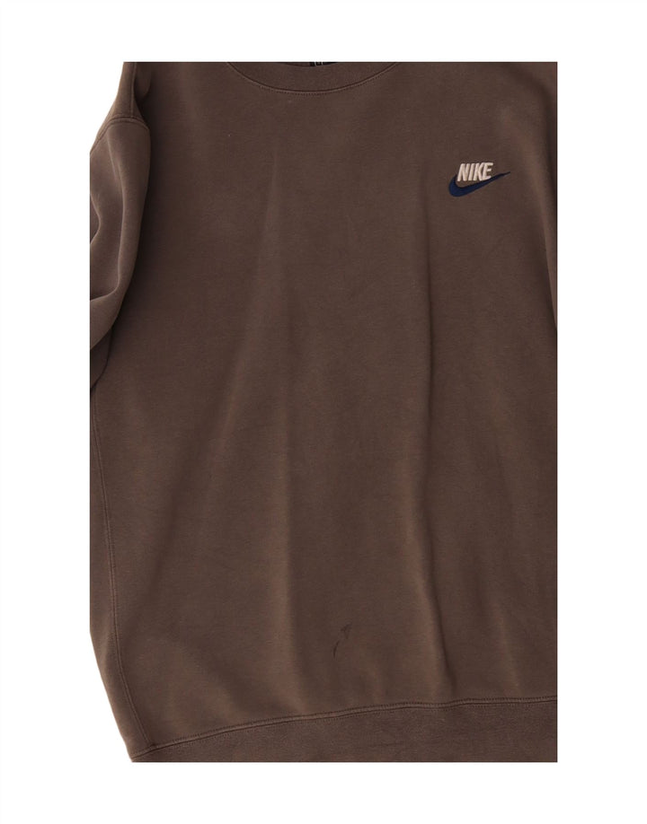 Nike Hombre Sudadera Jumper Small Gris Algodón