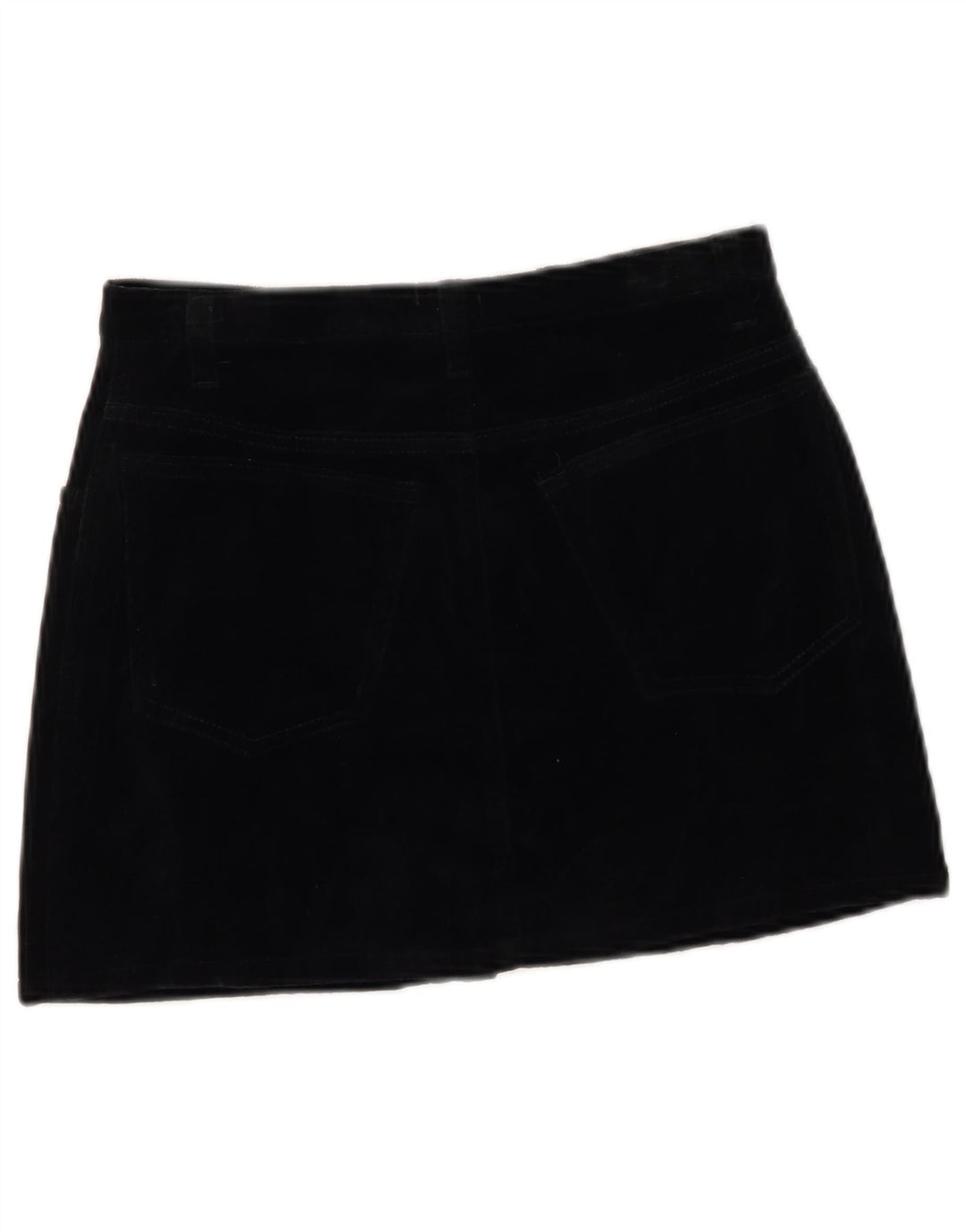 Minifalda Sisley para mujer IT 42 Medium W27 Algodón negro