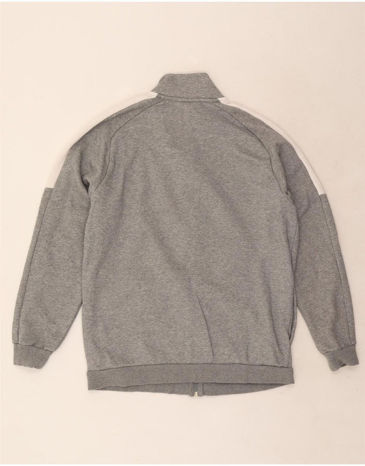 Puma Chaqueta de chándal para hombre con bloques de color gris grande de algodón