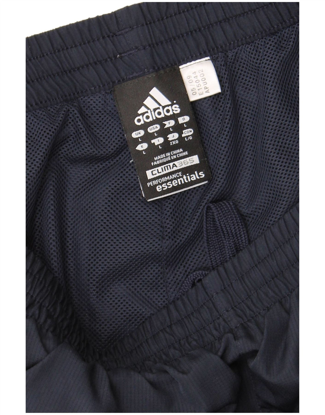Adidas Mens Clima 365 Capri Pantalones De Chándal Grande Azul Marino Poliéster