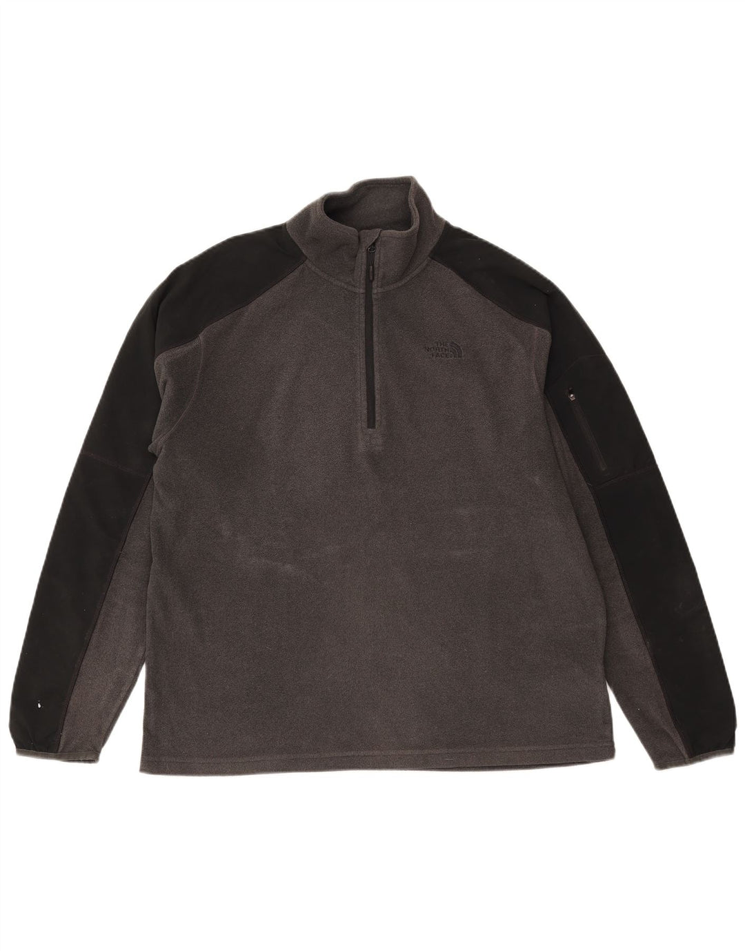 The North Face Jersey De Polar Con Cremallera Y Cuello Para Hombre Poliéster Color Block Gris Grande