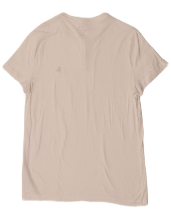 Camiseta Jack Wills Hombre Top Medium Blanco Algodón