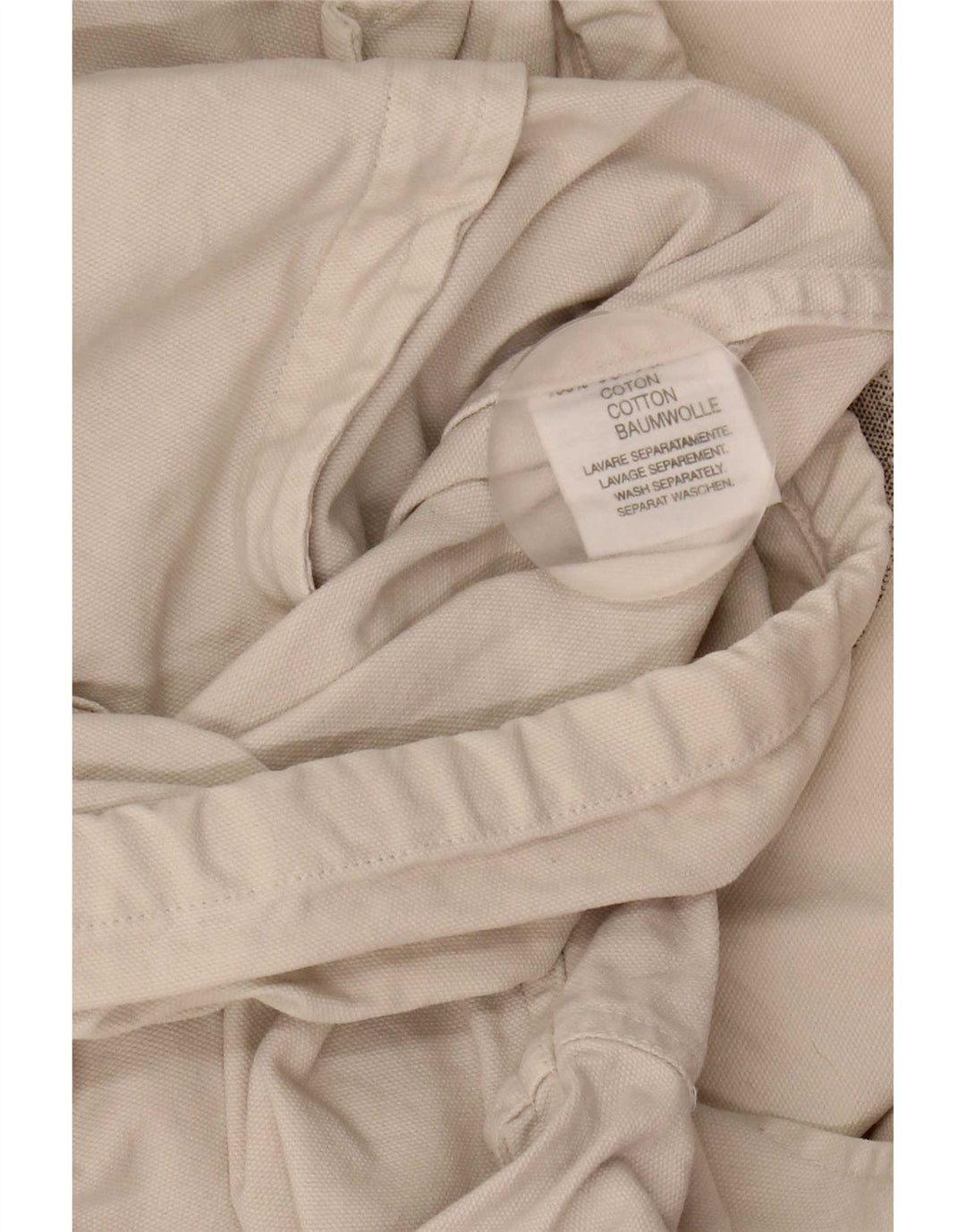 Murphy & Nye Chaqueta bomber estampada para hombre Reino Unido 40 Grande Algodón beige