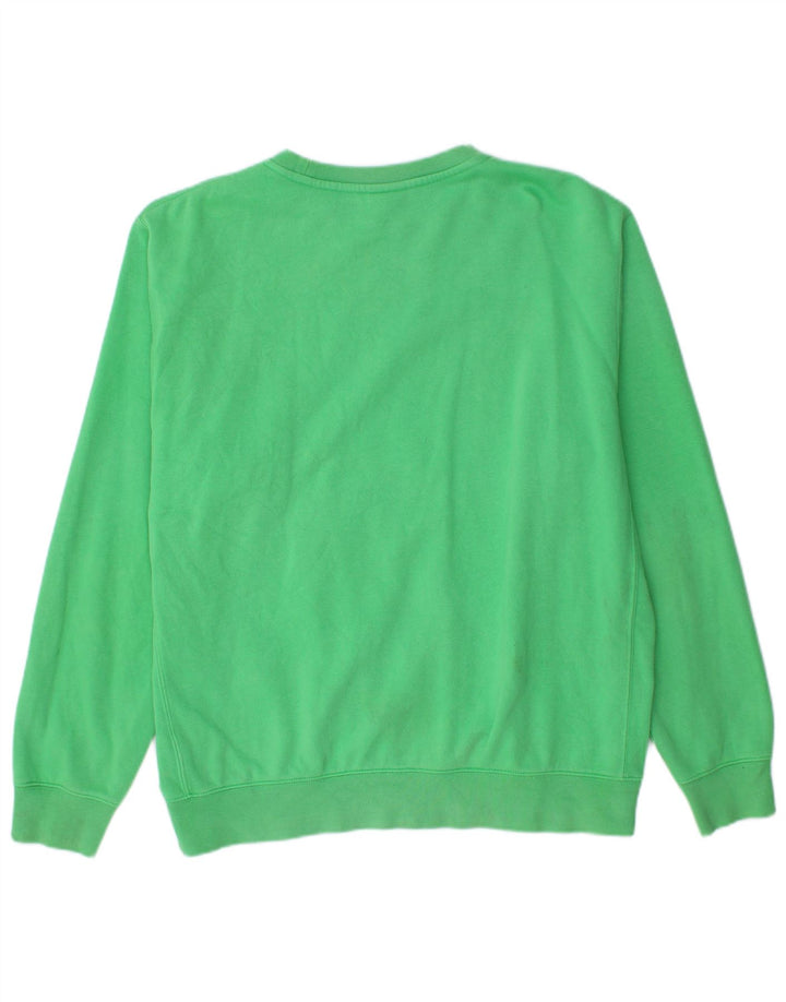 Nike Hombre Sudadera Loose Fit Jumper Algodón Verde Medio