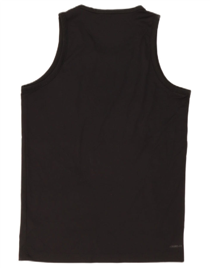 Adidas Hombre Graphic Vest Top Medio Negro Poliéster