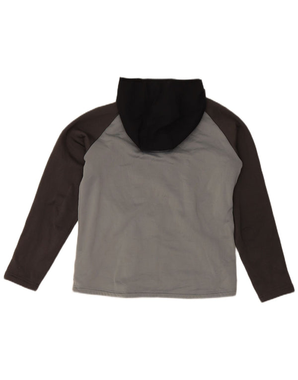 Berghaus Sudadera con capucha y cremallera para niños 14-15 años Gris Poliéster color block
