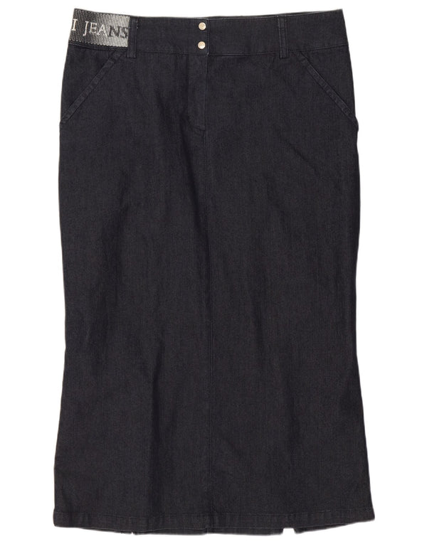 Falda Trompeta Vaquera Trussardi Mujer IT 44 Medium W30 Azul Marino Algodón