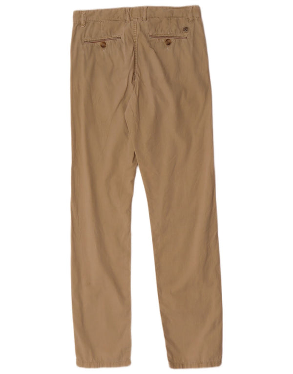 Massimo Dutti Pantalón Chino Slim Niño 13-14 Años W28 L32 Algodón Beige