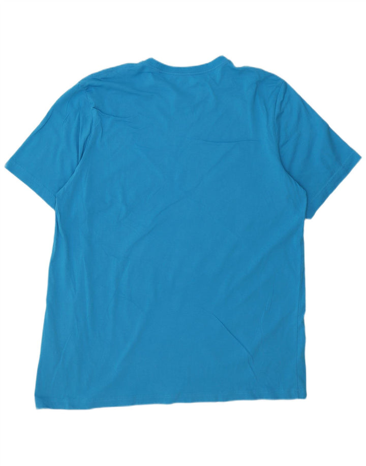 Adidas Camiseta Hombre Top 2XL Algodón Azul