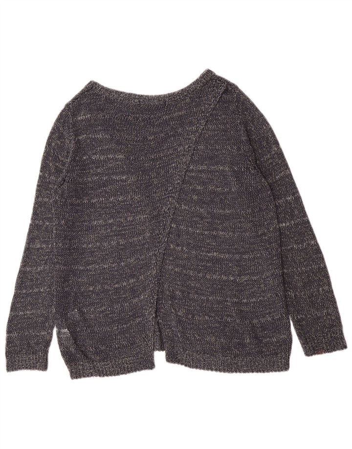 Marks & Spencer suéter con cuello barco para mujer, talla 40, talla M, azul marino