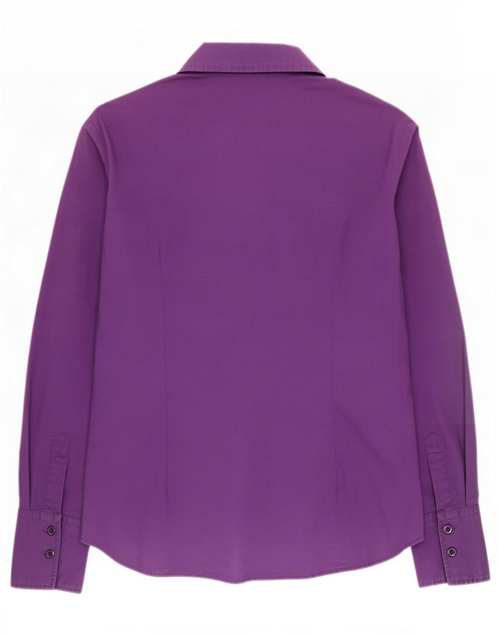 Camisa tipo jersey Benetton para mujer, talla 42, talla M, color morado