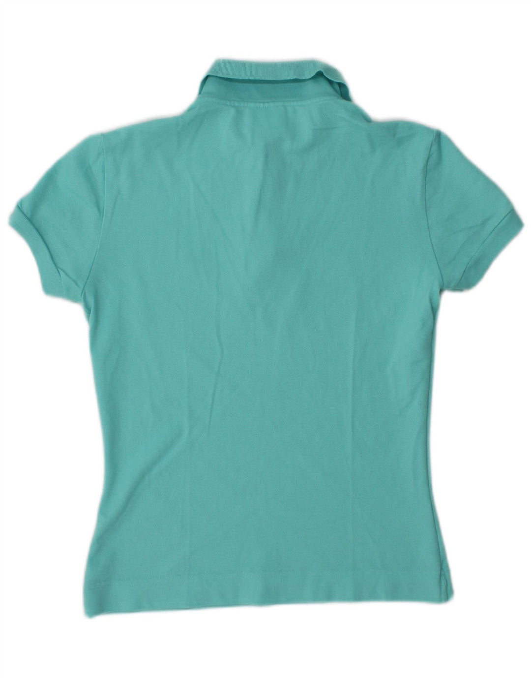 Polo Lacoste Mujer Talla 40 Algodón Turquesa Medio
