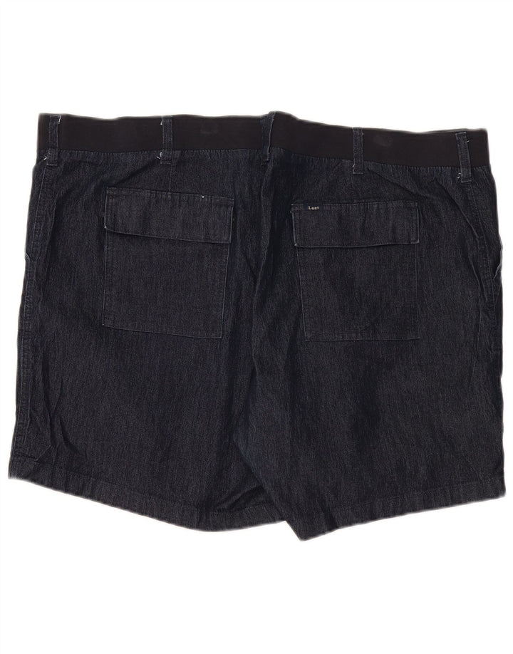 Bermudas Lee de talle medio y ajuste regular para mujer W44 3XL Azul marino