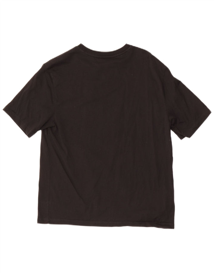 Camiseta Lacoste Mujer Top Talla 40 Mediano Negro Algodón