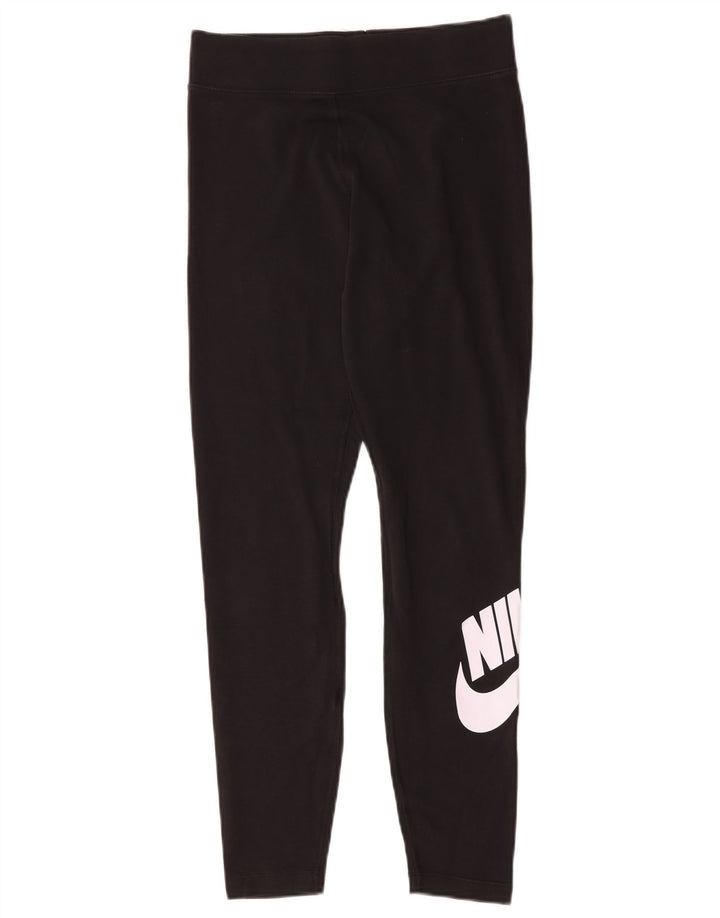 Nike Leggings gráficos para mujer UK 44 Mediano Negro Algodón