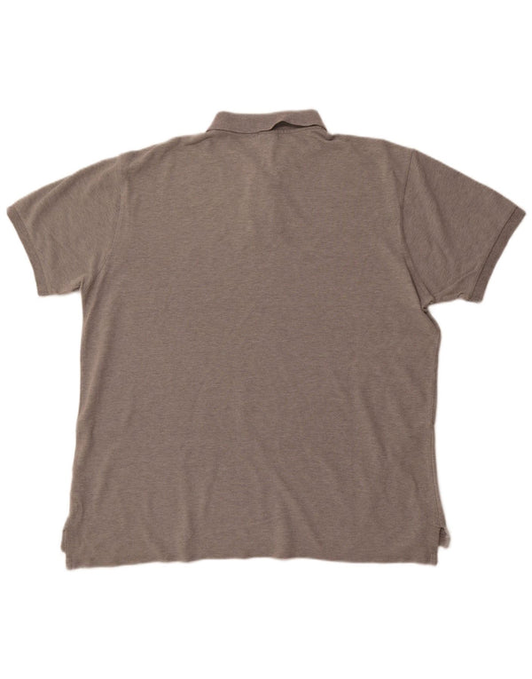 POLO RALPH LAUREN Polo ajustado para hombre 2XL Algodón gris