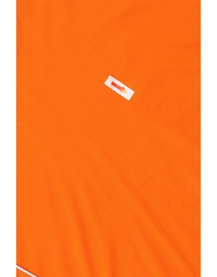Adidas Mens Climalite Camiseta Top Grande Naranja Poliéster