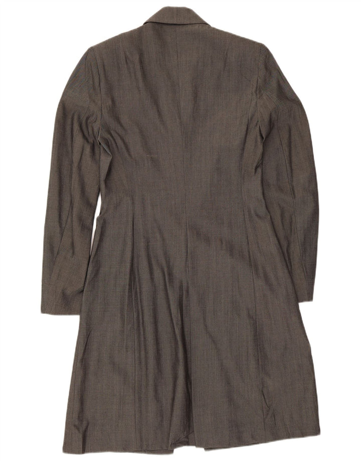 PATRIZIA PEPE Abrigo Mujer IT 40 Viscosa Gris Pequeño