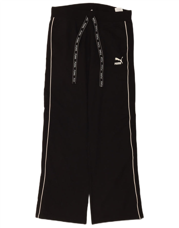 Puma Pantalones de chándal para mujer UK 12 Medium Black Cotton