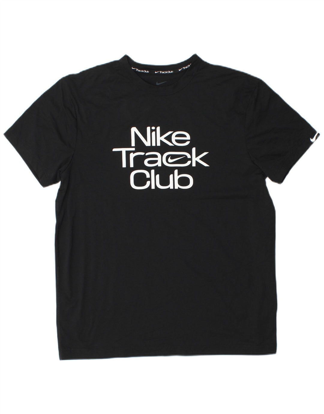 NIKE Camiseta Dri Fit Graphic para Hombre Top Mediano Poliéster Negro