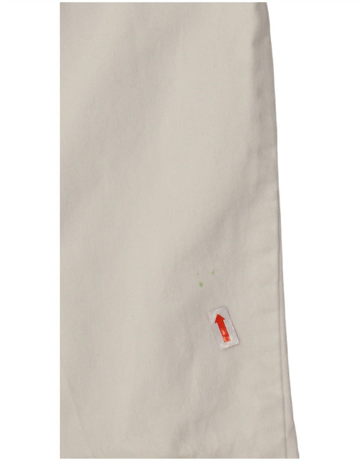 PRANA Jeans ajustados para mujer US 4 Small W27 L31 Algodón blanco