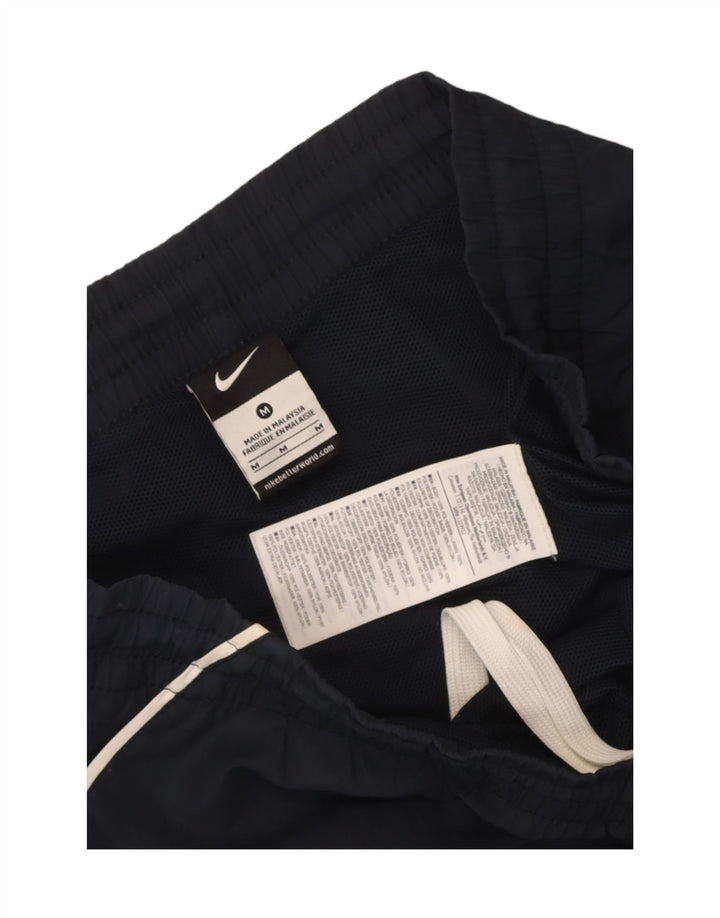 Nike Pantalones cortos deportivos con gráficos para hombre Poliéster azul marino mediano