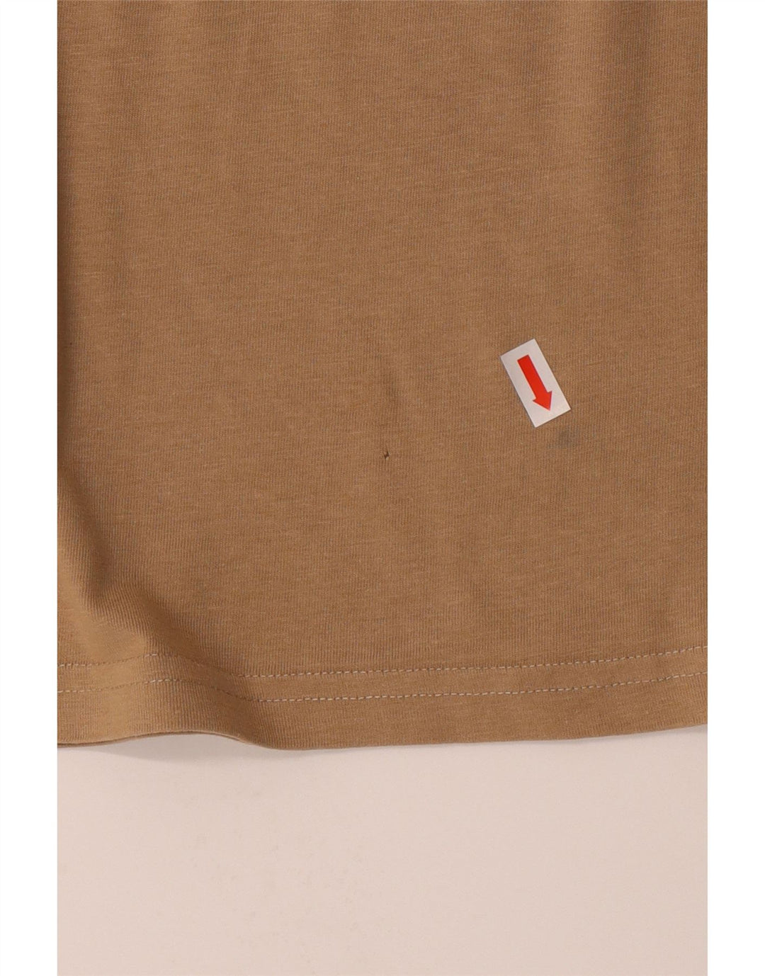 JACK & JONES Mens T-Shirt Top Medium Beige Cotton