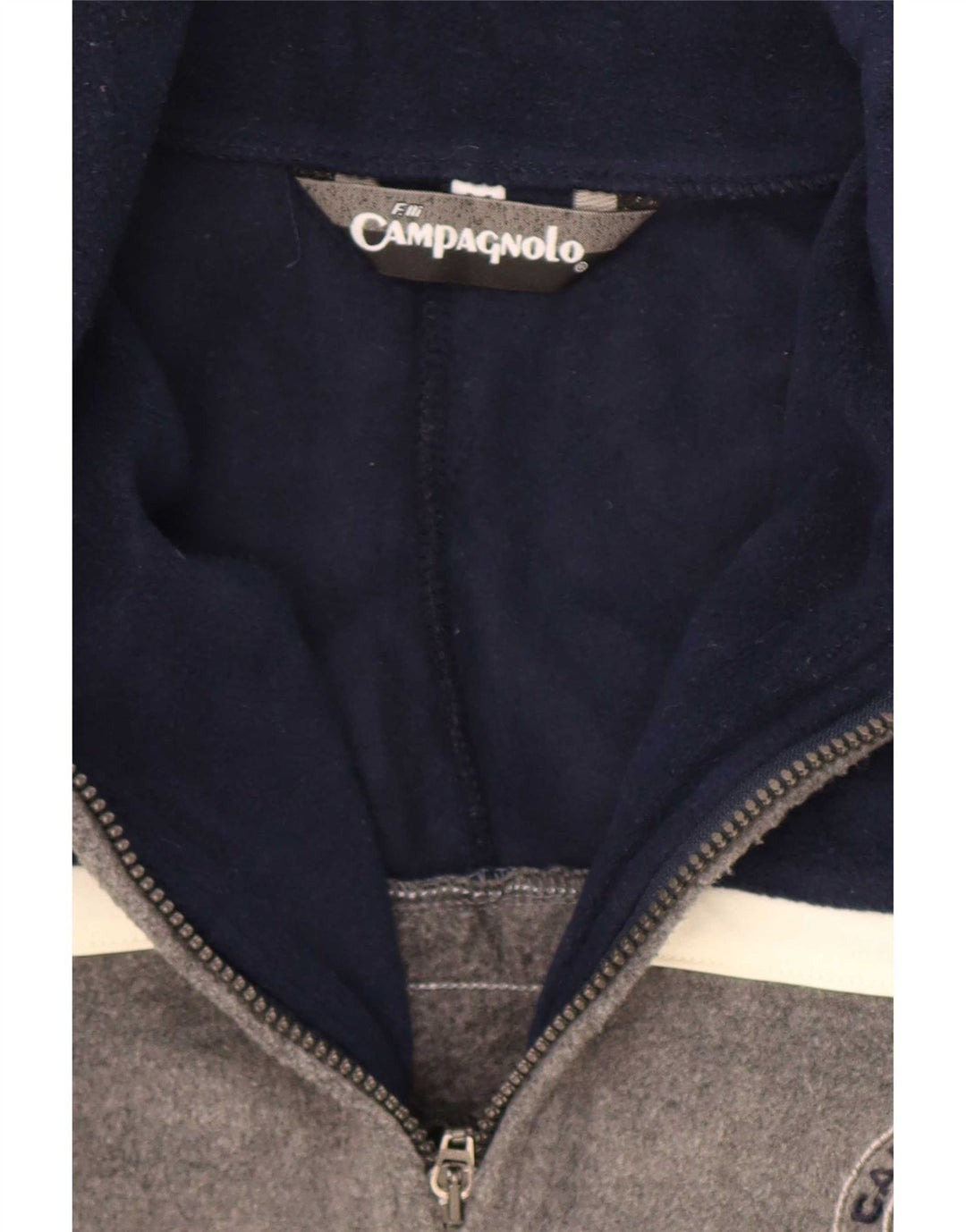 Campagnolo Jersey De Polar Con Cremallera En El Cuello Gris Medio Poliéster Color Block