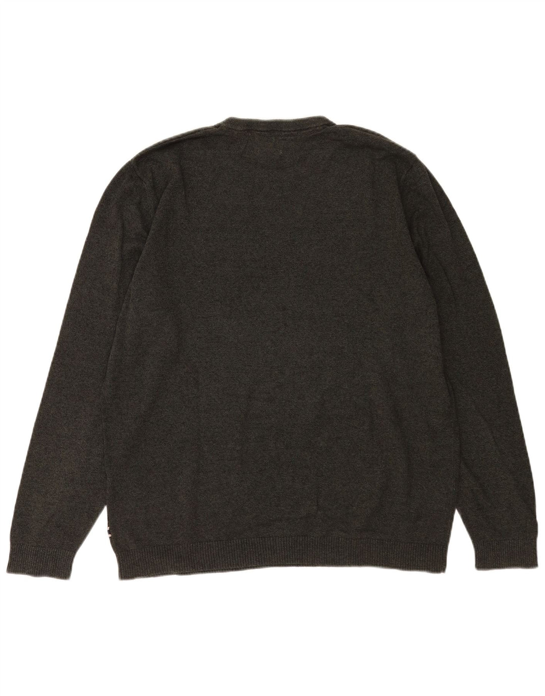 Jack & Jones - Jersey de cuello redondo para hombre, talla 2XL, algodón gris