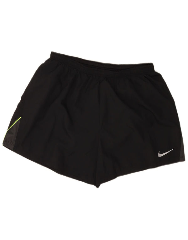 Nike - Pantalones cortos deportivos para hombre (talla XL), color negro, poliéster