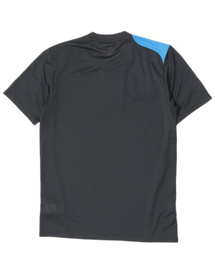 Adidas Hombre Camiseta Gráfica Top Small Azul Marino Colorblock Poliéster