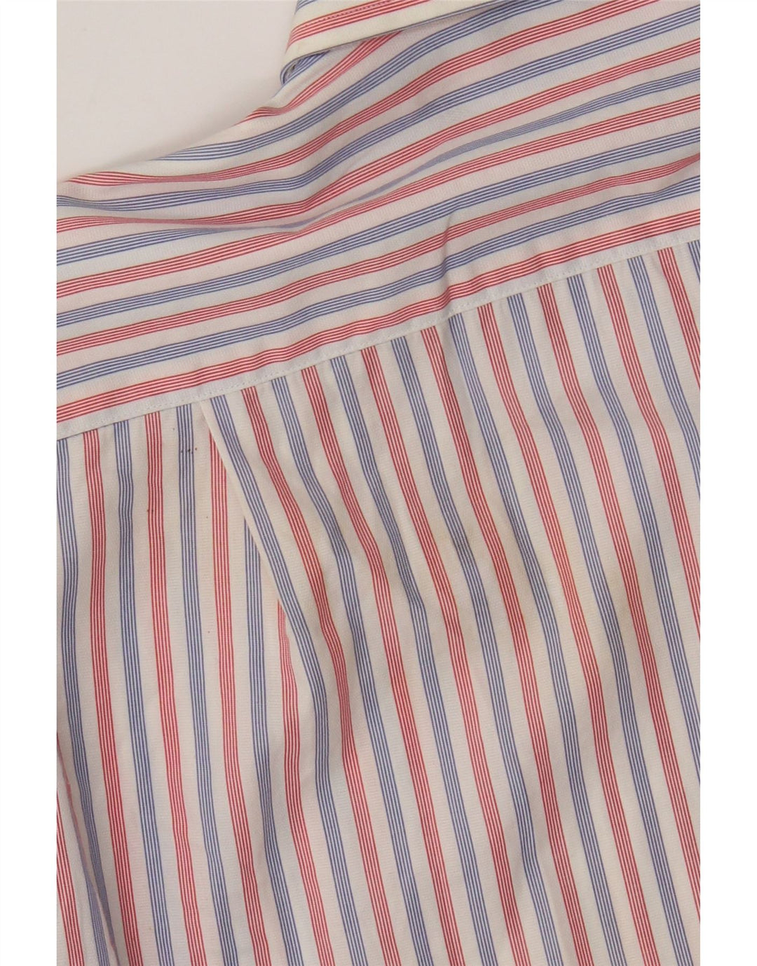 Boggi Milano Camisa Grande De Algodón A Rayas Rojas Hombre