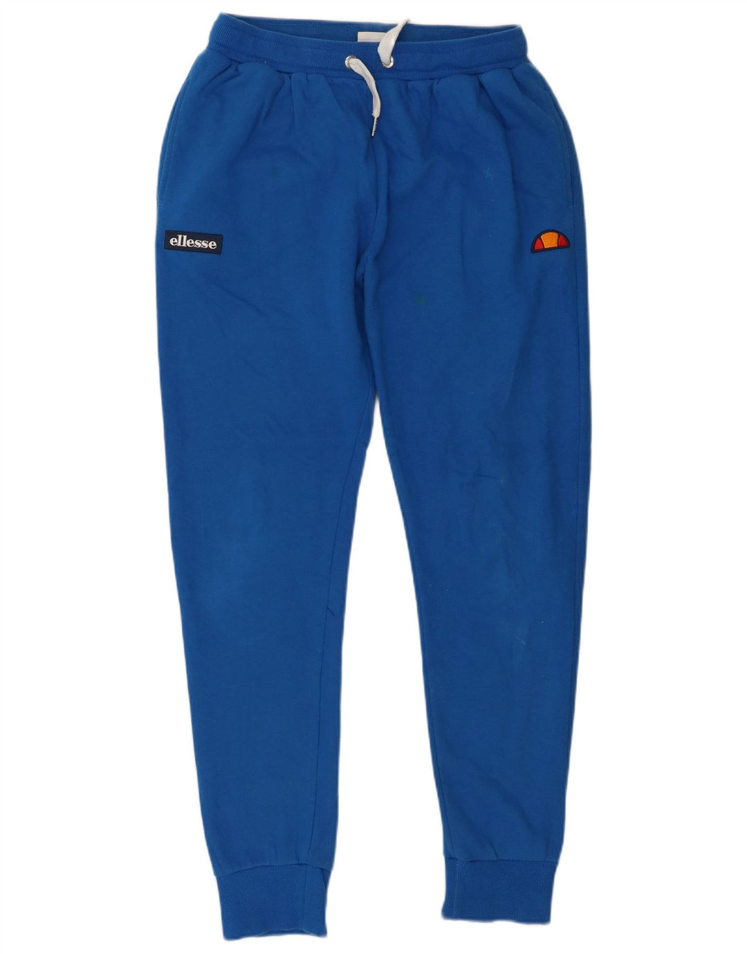 Ellesse Hombre Pantalones De Chándal Gráfico Joggers De Algodón Azul Medio